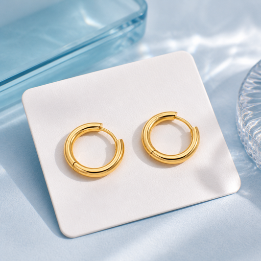 Mini Gold Hoop Earrings