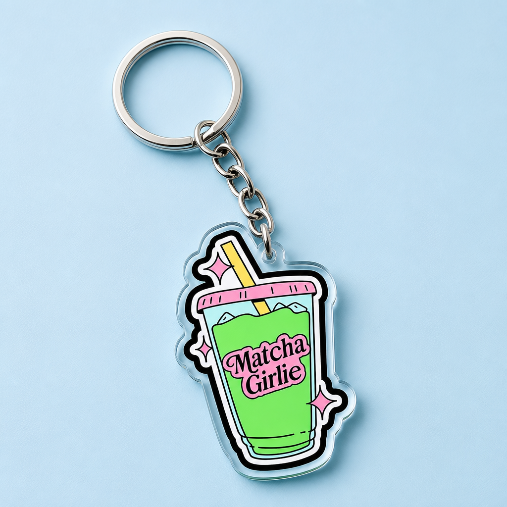 Matcha Girlie Keychain