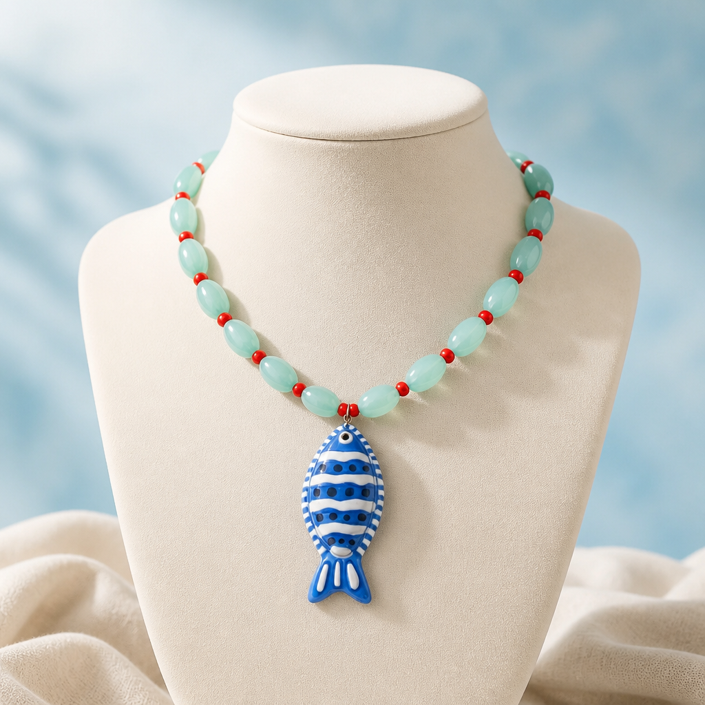 Blue Pescador Necklace