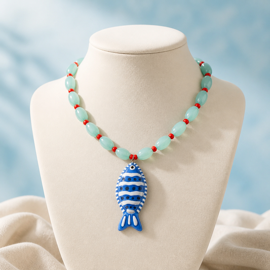 Blue Pescador Necklace