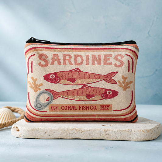Pink Sardines Pouch Bag
