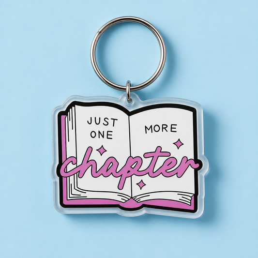 Book Lover Keychain