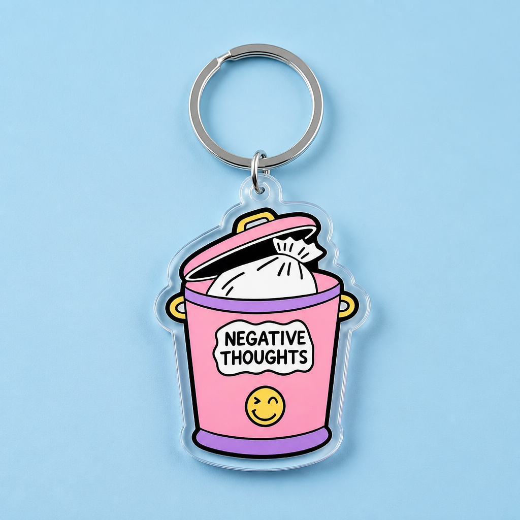 Trash Keychain