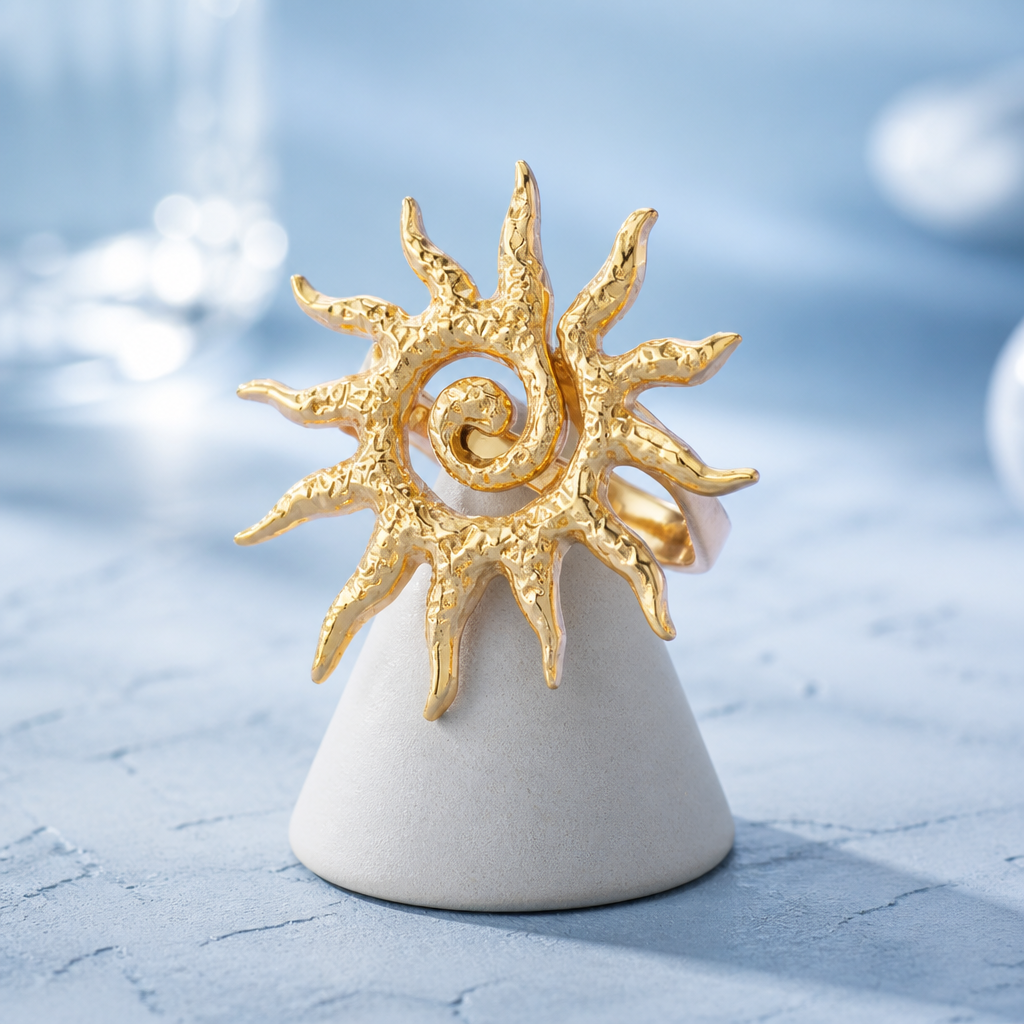 Sunset Gold Ring