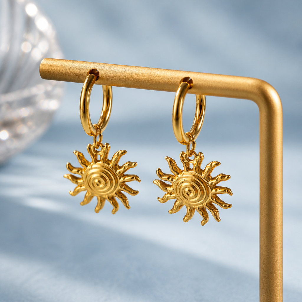 Sun God Earrings