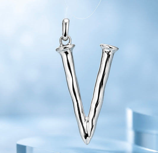 V Letter Pendant