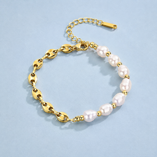 Cuban Pearl Bracelet