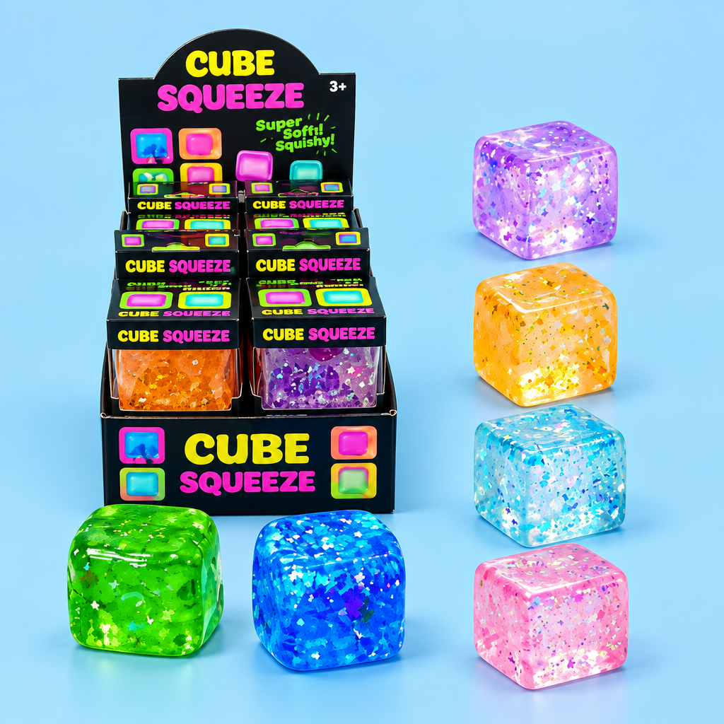 Glitter Cube Squishy
