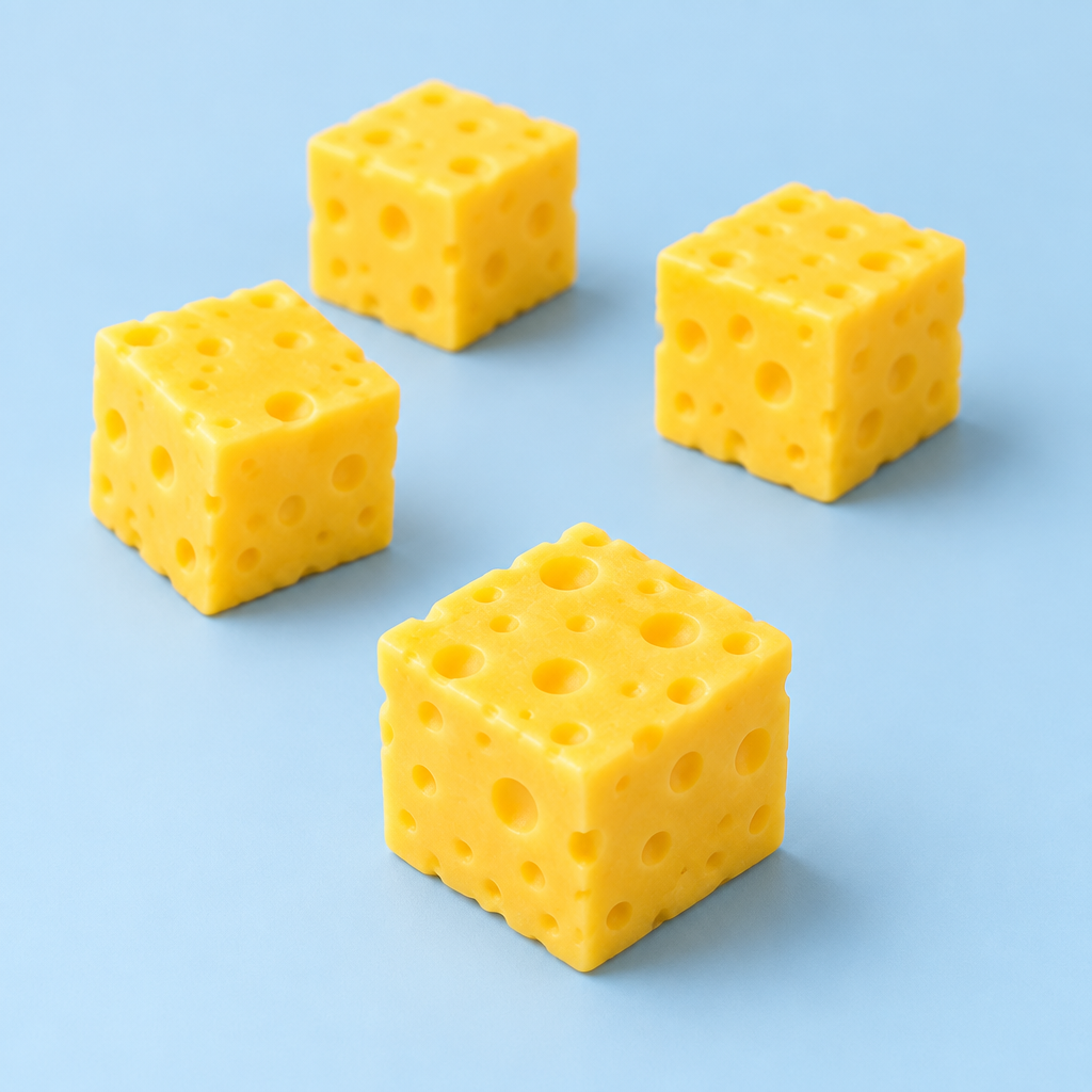 Cheesy Cube Squishy